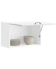 Armoire murale de cuisine Lucca blanc bois d'ingénierie | Mobilier & Déco