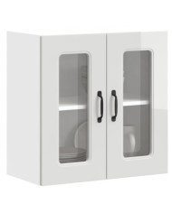 Armoire murale de cuisine avec porte en verre Kalmar | Mobilier & Déco