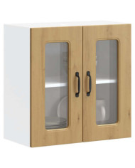 Armoire murale de cuisine avec porte en verre Kalmar | Mobilier & Déco