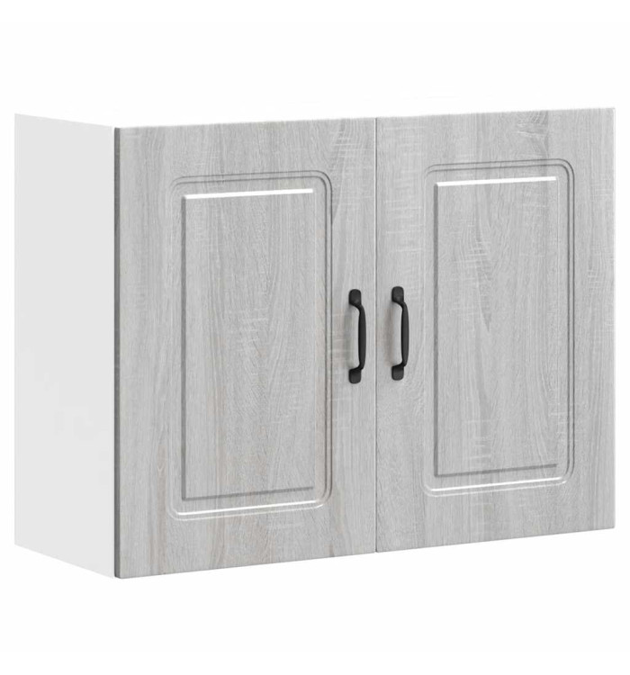 Armoire murale de cuisine Kalmar sonoma gris bois d'ingénierie | Mobilier & Déco