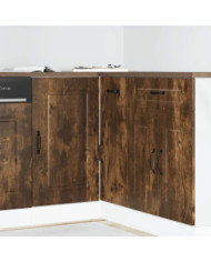 Armoire de cuisine Kalmar chêne fumé bois d'ingénierie | Mobilier & Déco