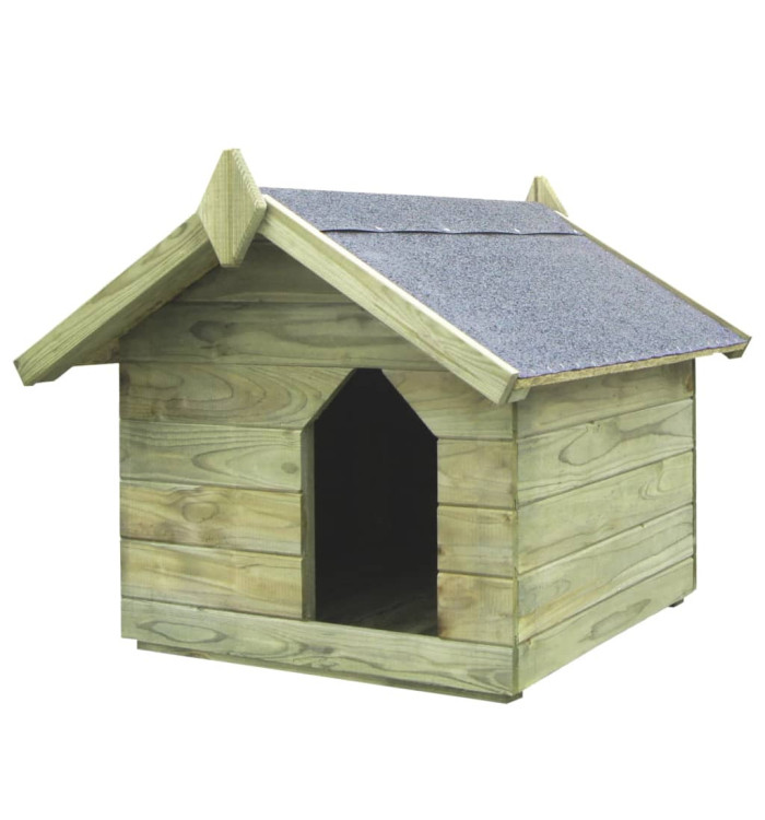 Niche de jardin avec toit ouvrant Bois de pin imprégné | Mobilier & Déco