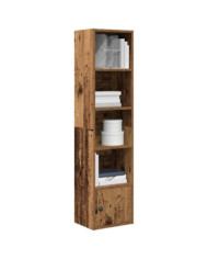 Bibliothèque vieux bois 31x24x127 cm bois d'ingénierie | Mobilier & Déco