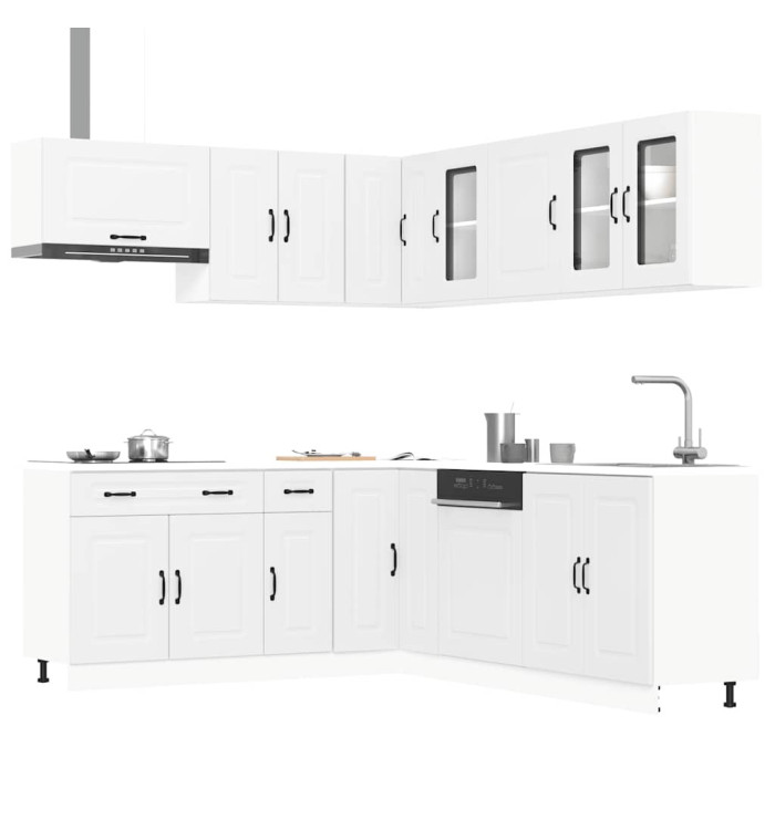 Ensemble d'armoires de cuisine 11 pcs Kalmar bois d'ingénierie | Mobilier & Déco