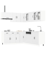 Ensemble d'armoires de cuisine 11 pcs Kalmar bois d'ingénierie | Mobilier & Déco