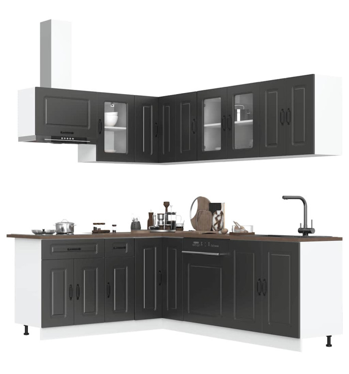 Ensemble d'armoires de cuisine 11 pcs Kalmar bois d'ingénierie | Mobilier & Déco