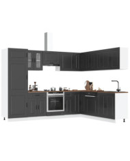 Ensemble d'armoires de cuisine 14 pcs Kalmar bois d'ingénierie | Mobilier & Déco