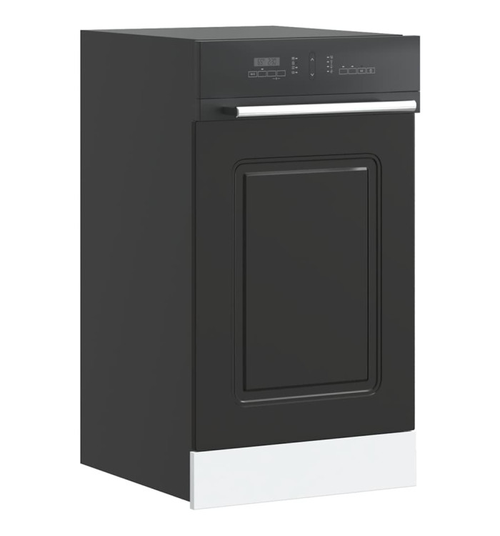 Panneau de lave-vaisselle Kalmar noir 45x1,5x67 cm | Mobilier & Déco