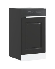 Panneau de lave-vaisselle Kalmar noir 45x1,5x67 cm | Mobilier & Déco