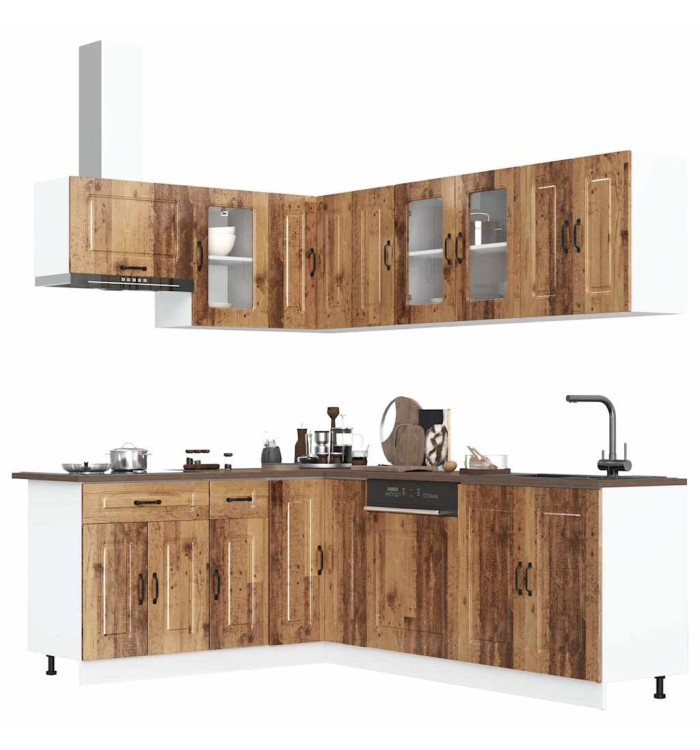 Ensemble d'armoires de cuisine 11 pcs Kalmar bois d'ingénierie | Mobilier & Déco