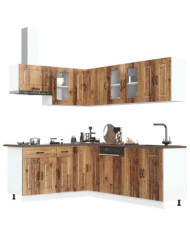 Ensemble d'armoires de cuisine 11 pcs Kalmar bois d'ingénierie | Mobilier & Déco
