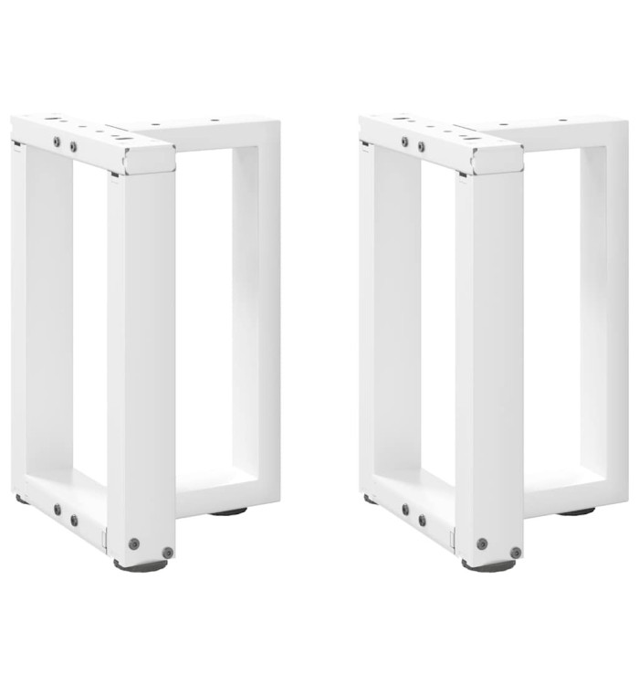 Pieds de table basse forme de T 2 pcs 38x25x(42-43) cm acier | Mobilier & Déco