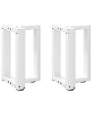 Pieds de table basse forme de T 2 pcs 38x25x(42-43) cm acier | Mobilier & Déco