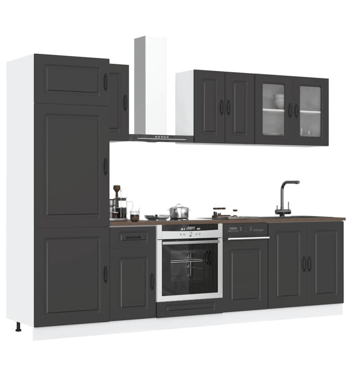 Ensemble d'armoires de cuisine 8 pcs Kalmar bois d'ingénierie | Mobilier & Déco