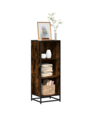 Bibliothèque chêne fumé 40x35x107,5 cm bois d'ingénierie | Mobilier & Déco