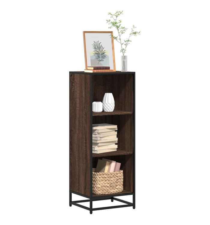 Bibliothèque chêne marron 40x35x107,5 cm bois d'ingénierie | Mobilier & Déco