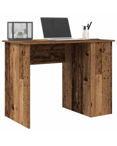 Bureau vieux bois 100x55x75 cm bois d'ingénierie | Mobilier & Déco