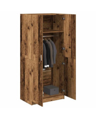 Garde-robe vieux bois 80x52x180 cm bois d'ingénierie | Mobilier & Déco
