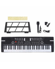 Clavier de piano électrique 61 touches et pupitre pour enfants | Mobilier & Déco