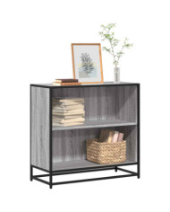 Bibliothèque sonoma gris 80,5x35x76 cm bois d'ingénierie | Mobilier & Déco