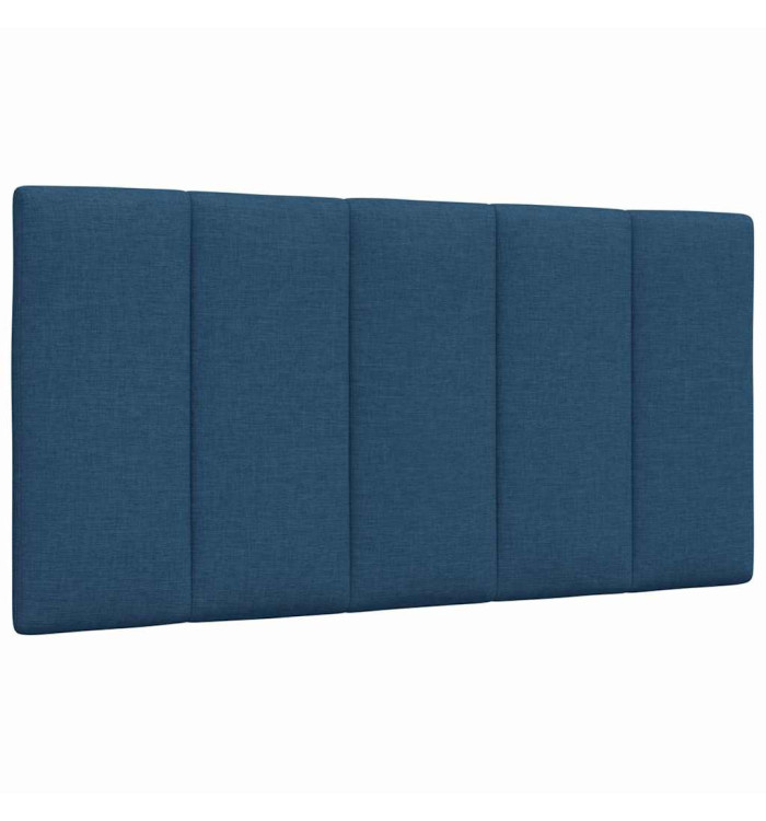 Coussin de tête de lit bleu 100 cm tissu | Mobilier & Déco