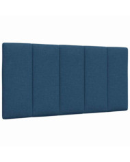 Coussin de tête de lit bleu 100 cm tissu | Mobilier & Déco