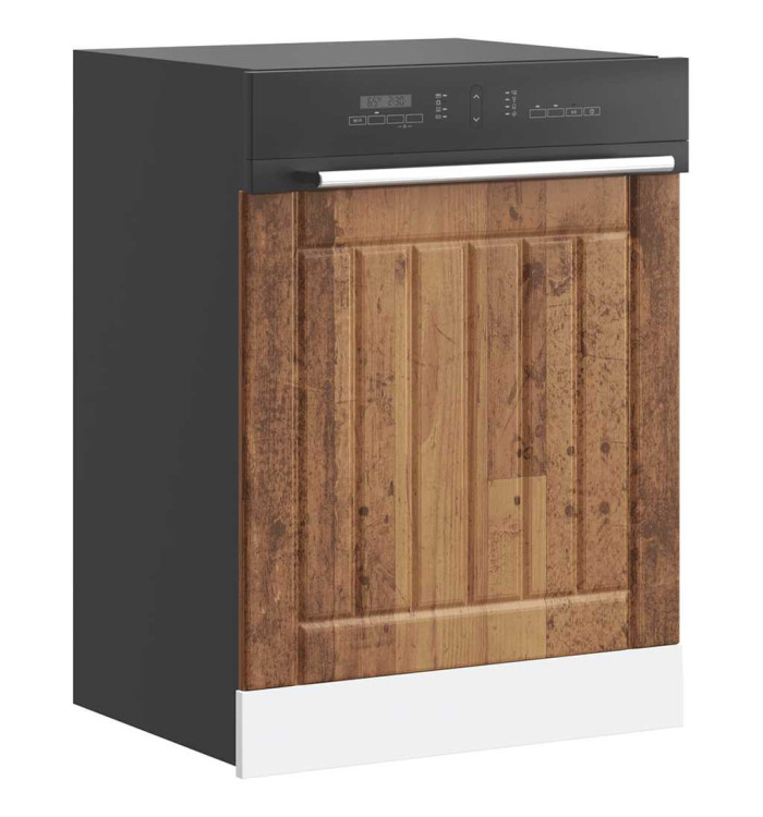 Panneau de lave-vaisselle Lucca vieux bois bois d'ingénierie | Mobilier & Déco