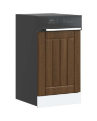 Panneau de lave-vaisselle Lucca chêne marron bois d'ingénierie | Mobilier & Déco