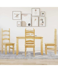 Ensemble à manger Panama 5 pcs bois de pin massif | Mobilier & Déco