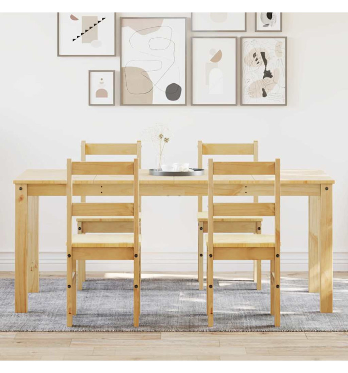 Ensemble à manger Panama 5 pcs bois de pin massif | Mobilier & Déco