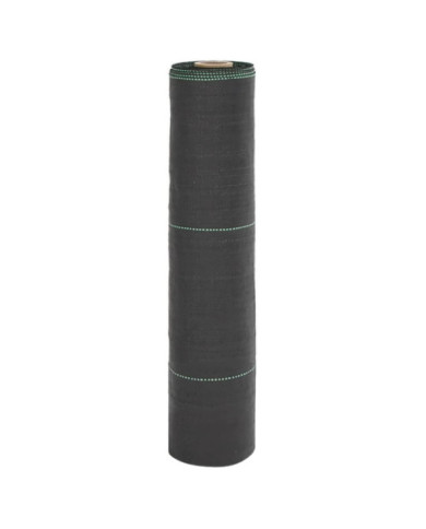 Membrane anti-mauvaises herbes noir 0,5x150 m PP | Mobilier & Déco