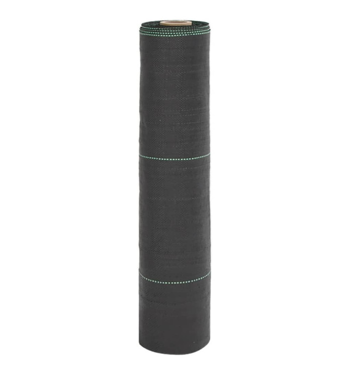 Membrane anti-mauvaises herbes noir 0,5x150 m PP | Mobilier & Déco
