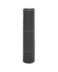 Membrane anti-mauvaises herbes noir 0,5x150 m PP | Mobilier & Déco