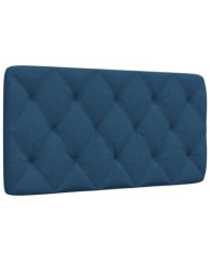 Coussin de tête de lit bleu 100 cm tissu | Mobilier & Déco