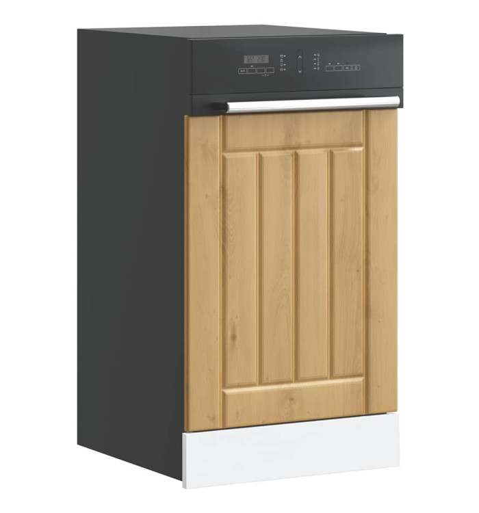 Panneau de lave-vaisselle Lucca chêne artisanal bois ingénierie | Mobilier & Déco