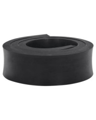 Bordure en caoutchouc de chasse-neige noir 180x10x2 cm | Mobilier & Déco