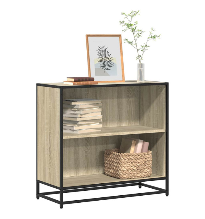 Bibliothèque chêne sonoma 80,5x35x76 cm bois d'ingénierie | Mobilier & Déco