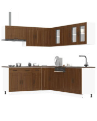 Ensemble d'armoires de cuisine 11 pcs Kalmar bois d'ingénierie | Mobilier & Déco