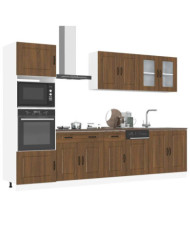 Ensemble d'armoires de cuisine 7 pcs Kalmar bois d'ingénierie | Mobilier & Déco