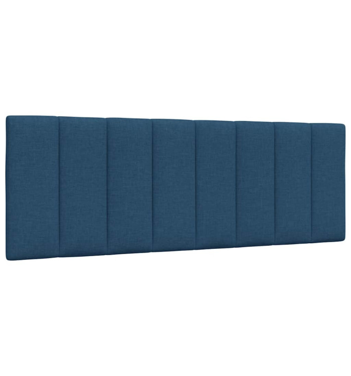 Coussin de tête de lit bleu 120 cm tissu | Mobilier & Déco