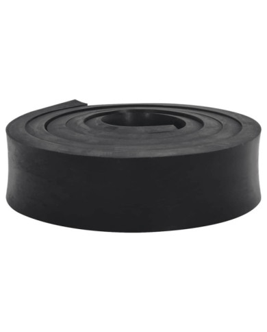 Bordure en caoutchouc de chasse-neige noir 250x10x2 cm | Mobilier & Déco