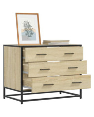 Commode chêne sonoma 70x41x56 cm bois d'ingénierie | Mobilier & Déco