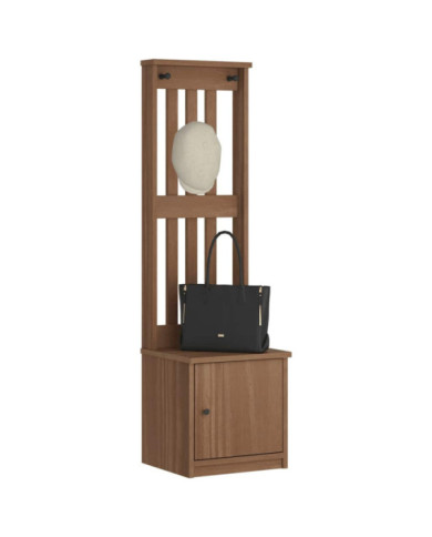 Portemanteau SANDENS 45x40x159,5 cm bois massif pin | Mobilier & Déco