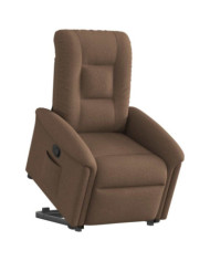 Fauteuil inclinable Marron Tissu | Mobilier & Déco