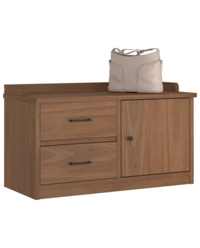 Banc de couloir SANDNES 87x40x50 cm bois de pin massif | Mobilier & Déco