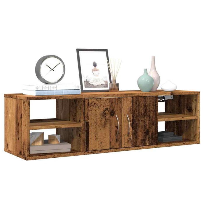  Armoire murale vieux bois 101x30x29 cm bois d'ingénierie | Mobilier & Déco
