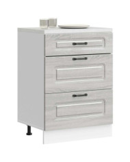 Armoire de cuisine Kalmar sonoma gris bois d'ingénierie | Mobilier & Déco