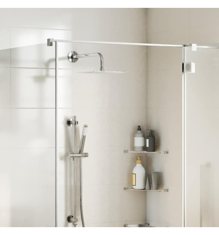 Pomme de douche pluie acier inoxydable 304 25x25 cm carrée | Mobilier & Déco