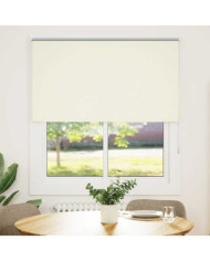 Store enrouleur occultant blanc cassé largeur du tissu 126,6 cm | Mobilier & Déco