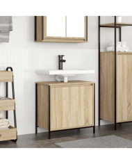 Meuble de salle de bain lavabo chêne sonoma 60x34,5x60 cm | Mobilier & Déco